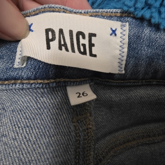 Paige Cindy Jean In Mel Distressed Hem Size 26 Women's - Picture 8 of 12